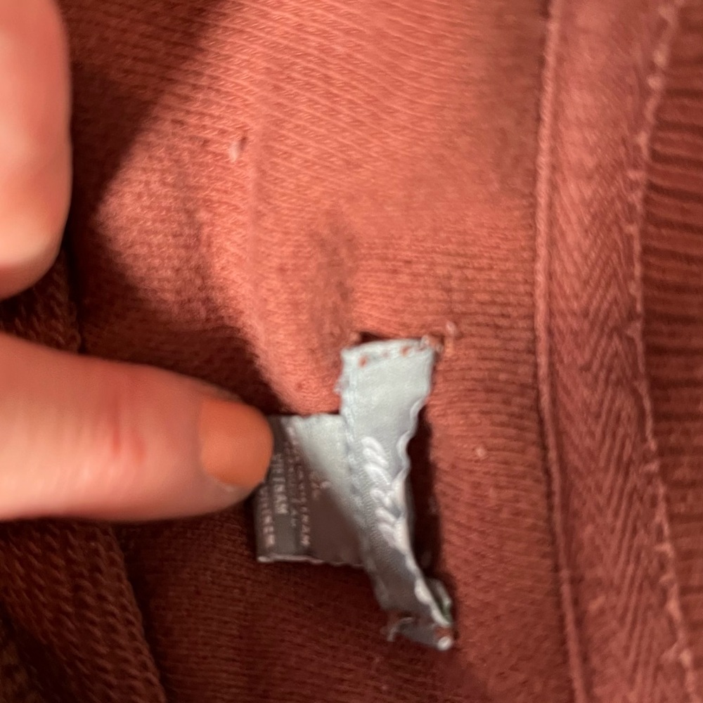 Aerie Large Rust Casual Loose Sweatshirt